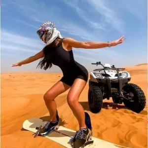 Sand boarding Dubai