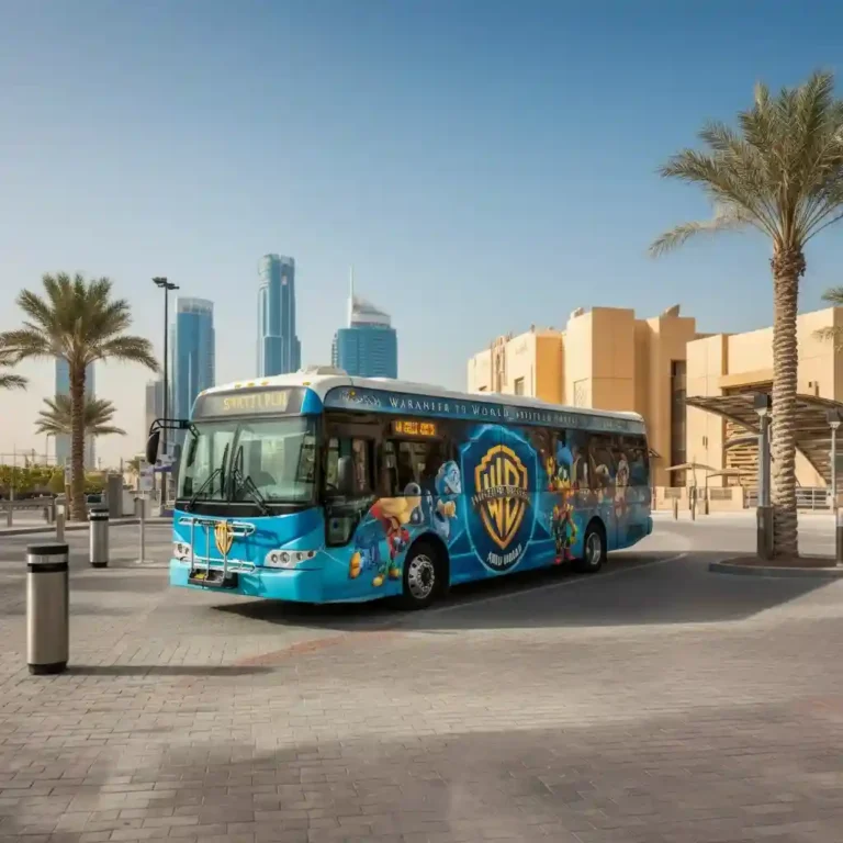 Warner Bros Abu Dhabi Shuttle Bus From Dubai & Airport