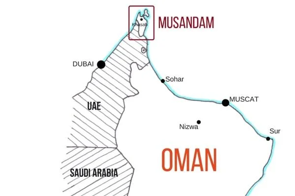 Musandam Location, Map & Travel Info
