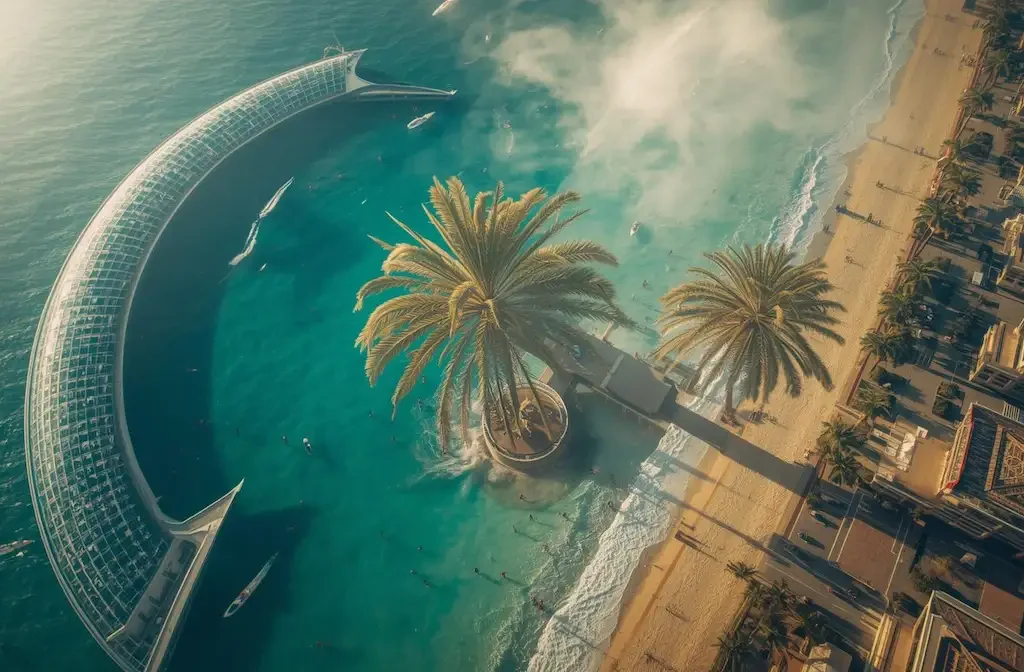 view of palm Jumeirah